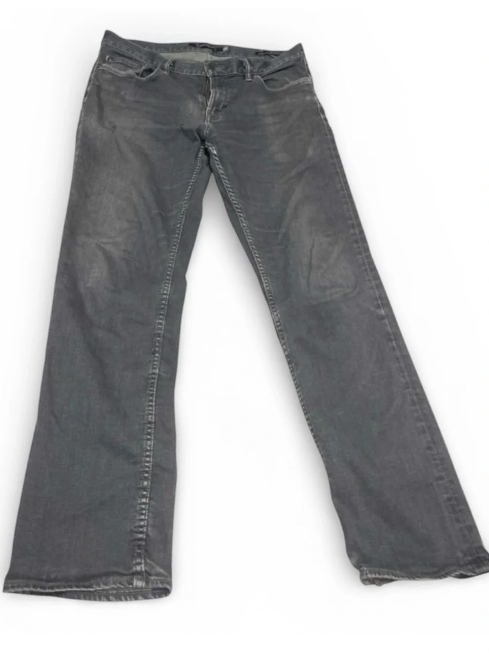 Banana Republic Slim Fit Gray Stretch Jeans Mens 34x32 Charcoal